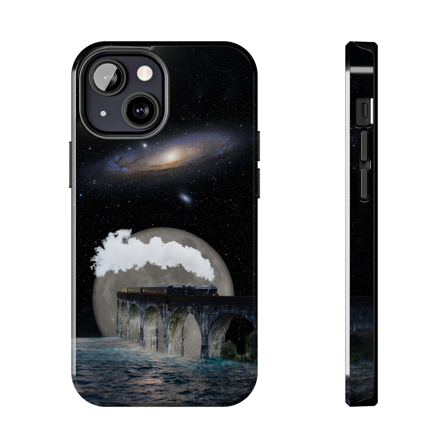 Protective iPhone Cases - Space Collage Art by Tegusuk