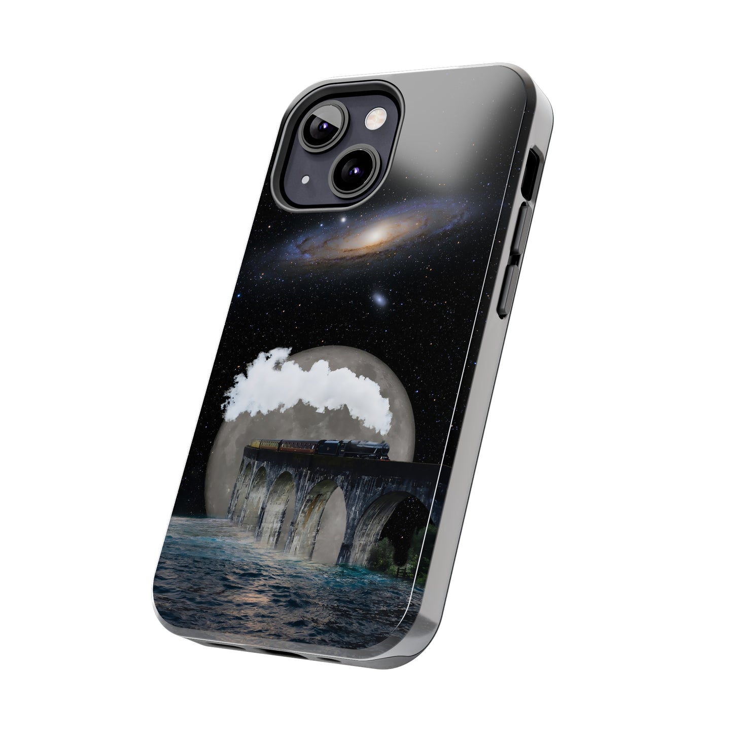Protective iPhone Cases - Space Collage Art by Tegusuk