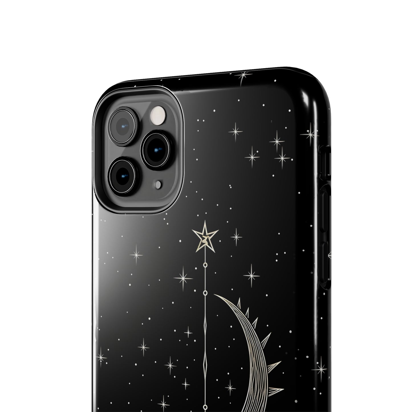 Gothic Crescent Moon - Protective iPhone Cases