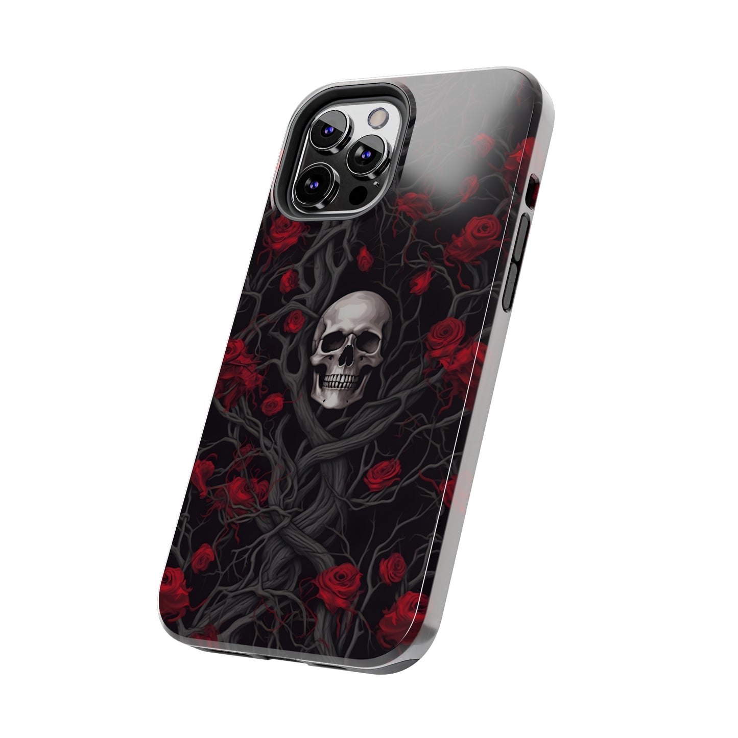 Skull and Roses - Tough iPhone Cases