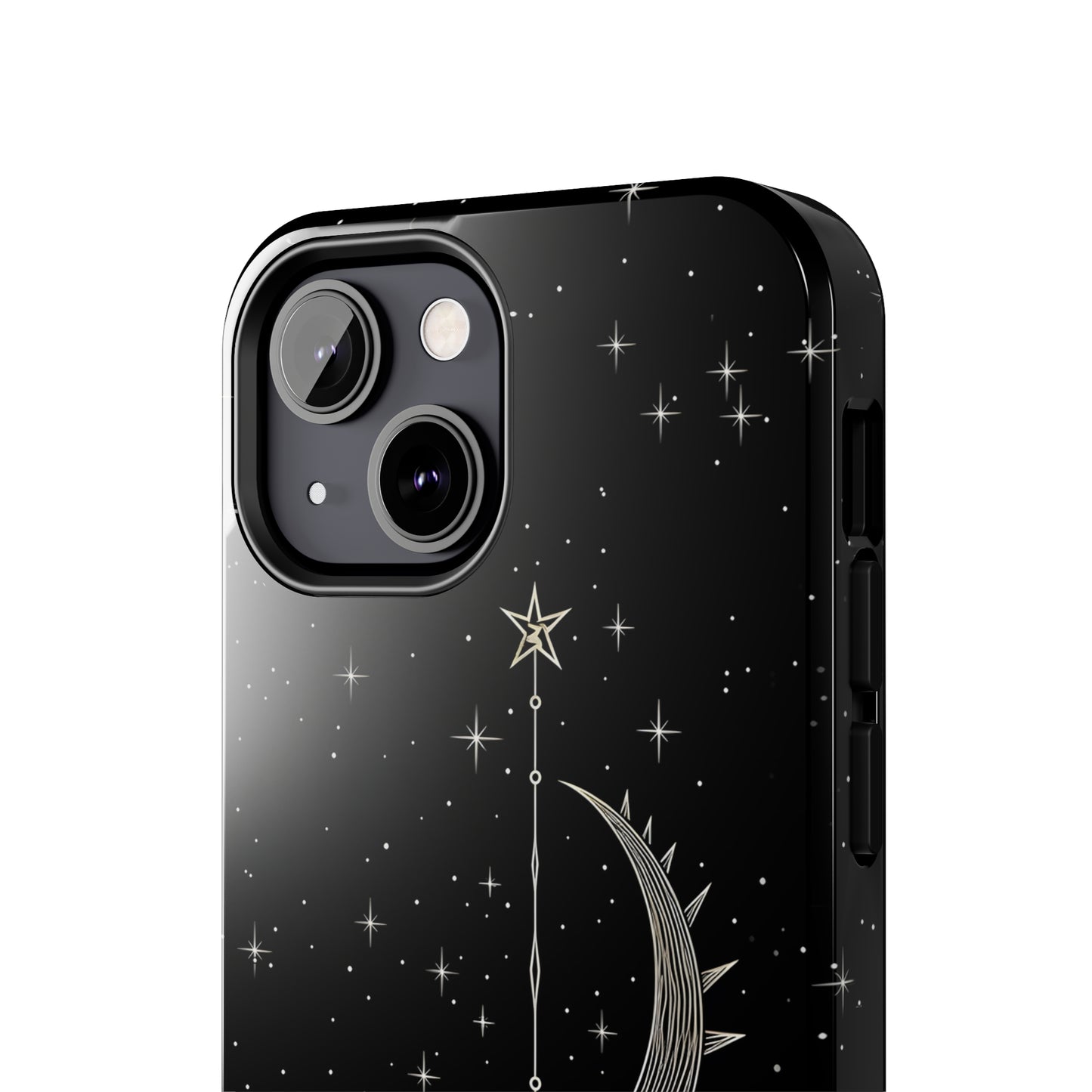 Gothic Crescent Moon - Protective iPhone Cases