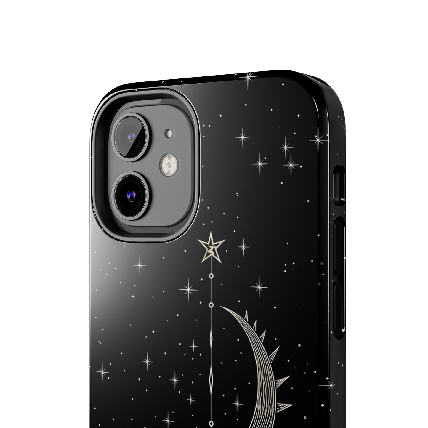 Gothic Crescent Moon - Protective iPhone Cases