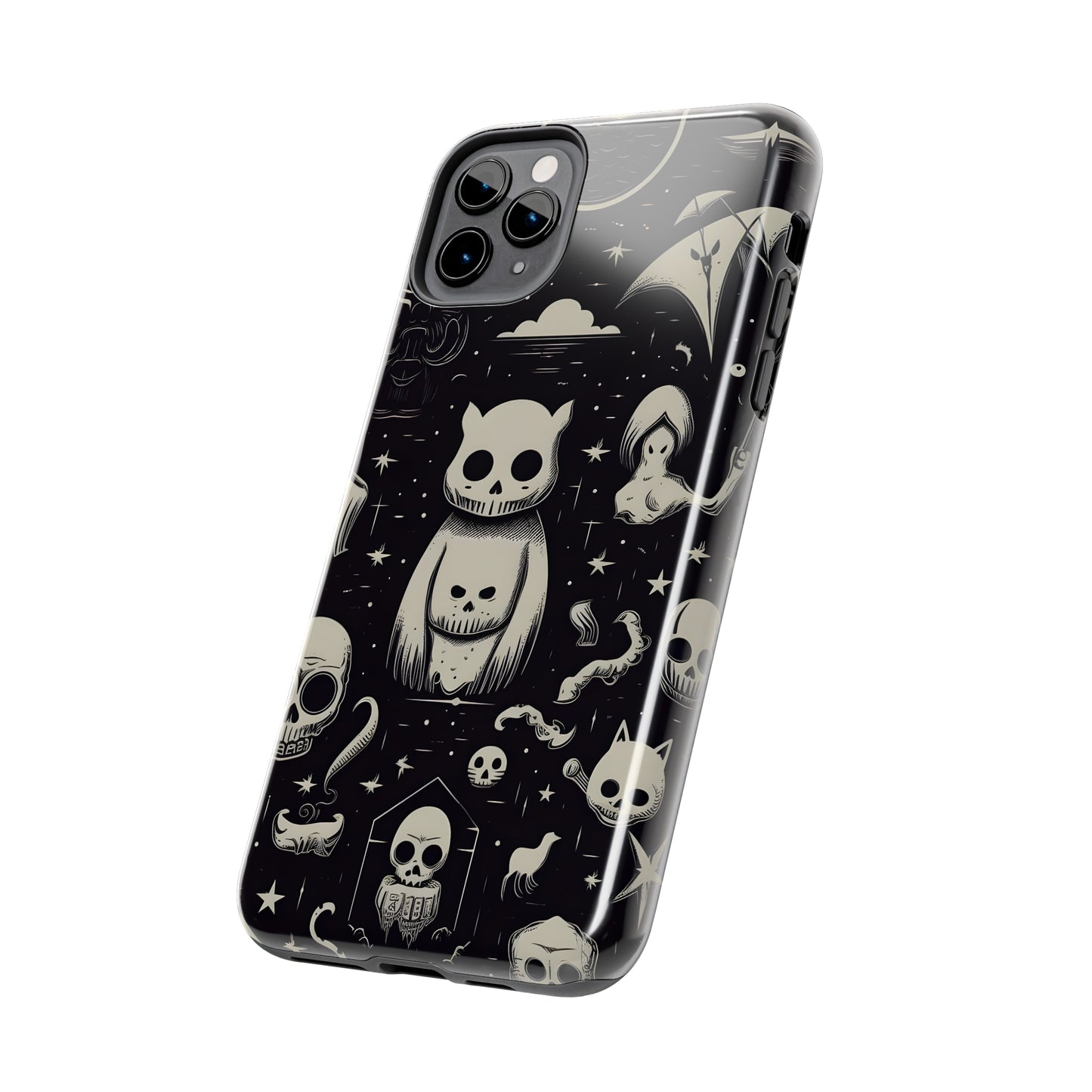 Spooky Skull Patterns - Protective iPhone Cases