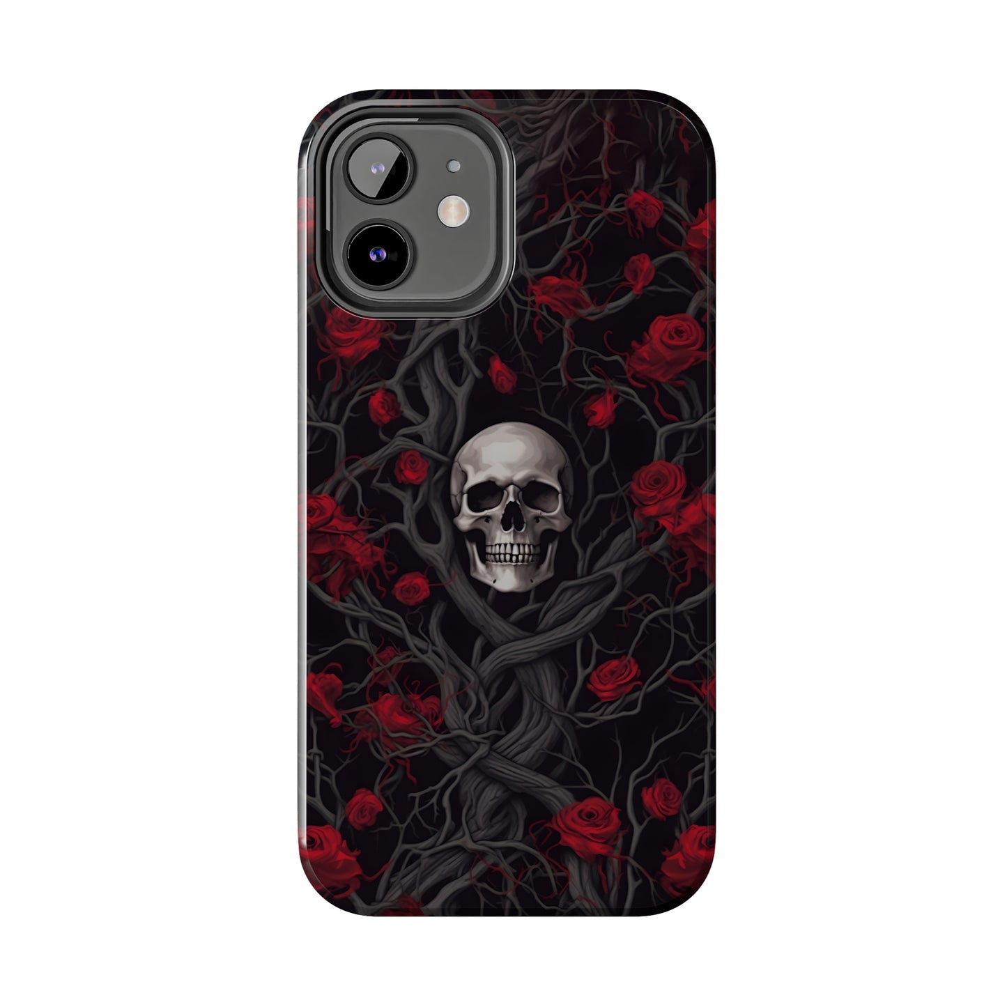 Skull and Roses - Tough iPhone Cases