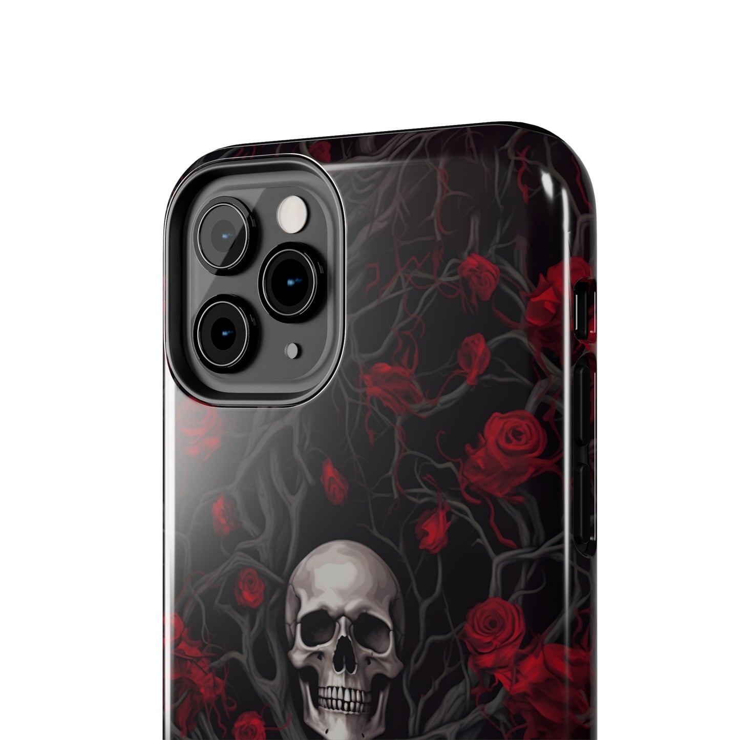 Skull and Roses - Tough iPhone Cases