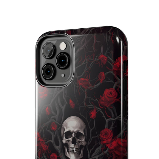 Skull and Roses - Tough iPhone Cases