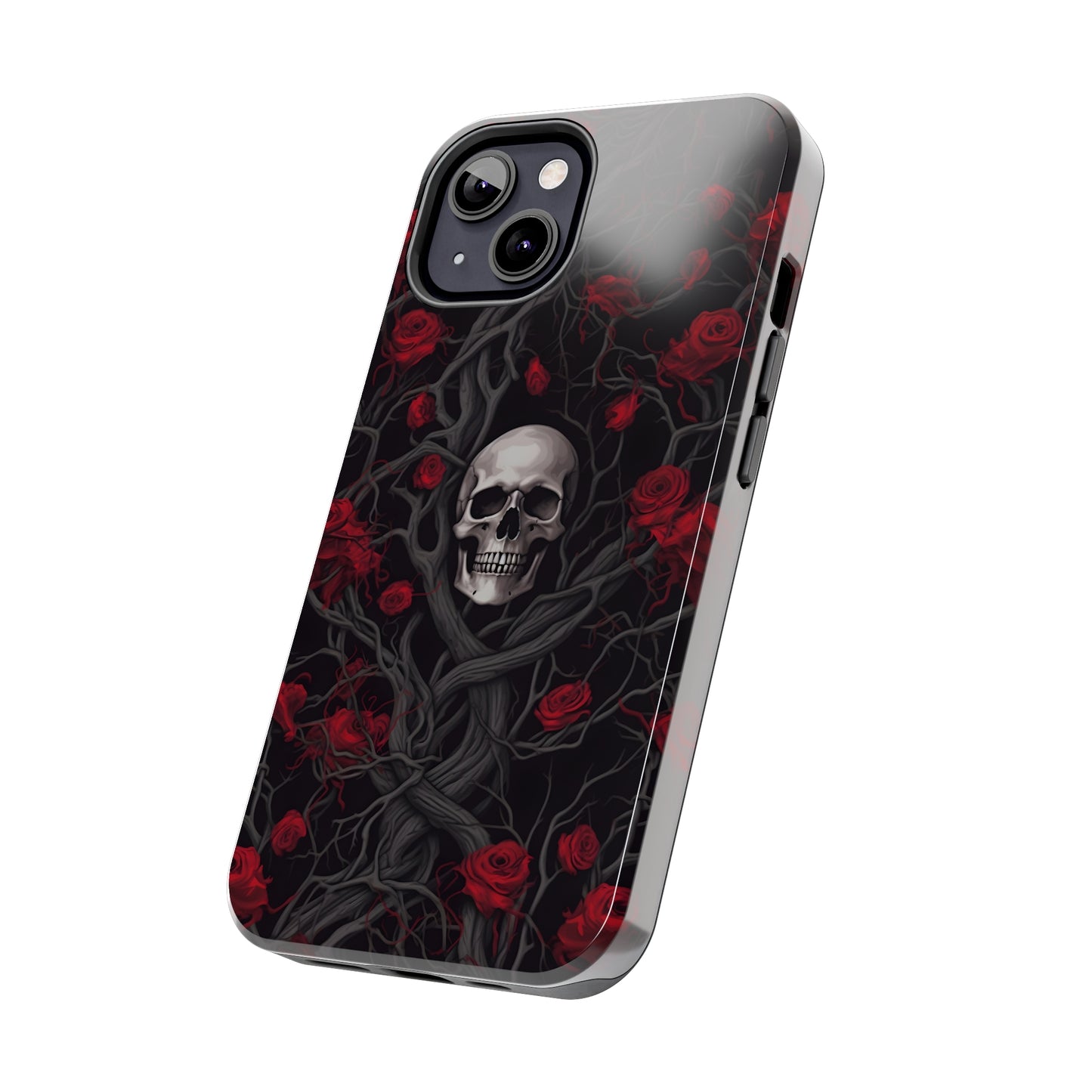 Skull and Roses - Tough iPhone Cases