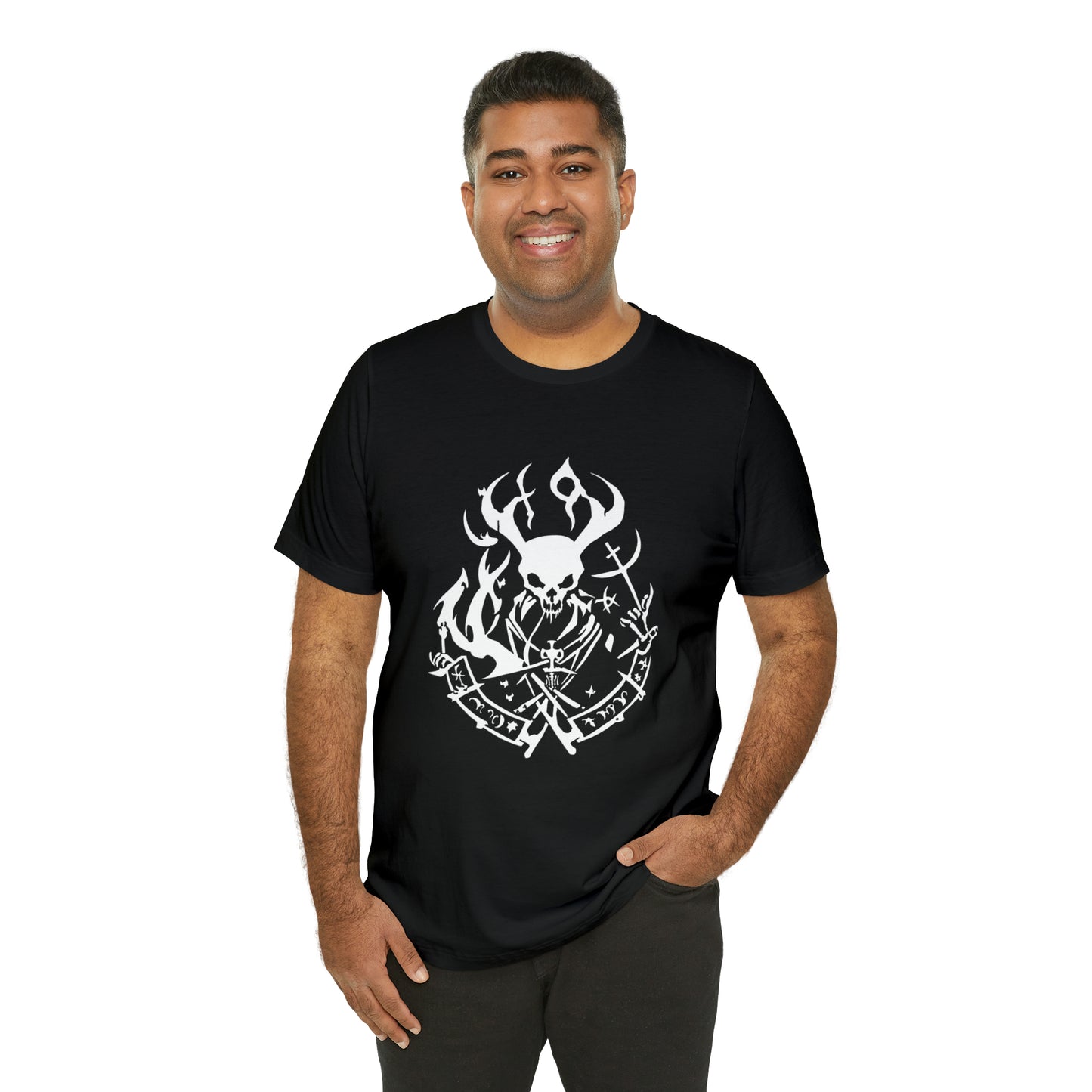 Goat Skull - Cotton Unisex T-Shirt - Tegusuk Store