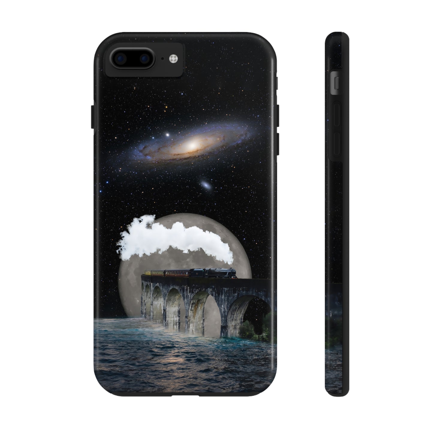 Protective iPhone Cases - Space Collage Art by Tegusuk