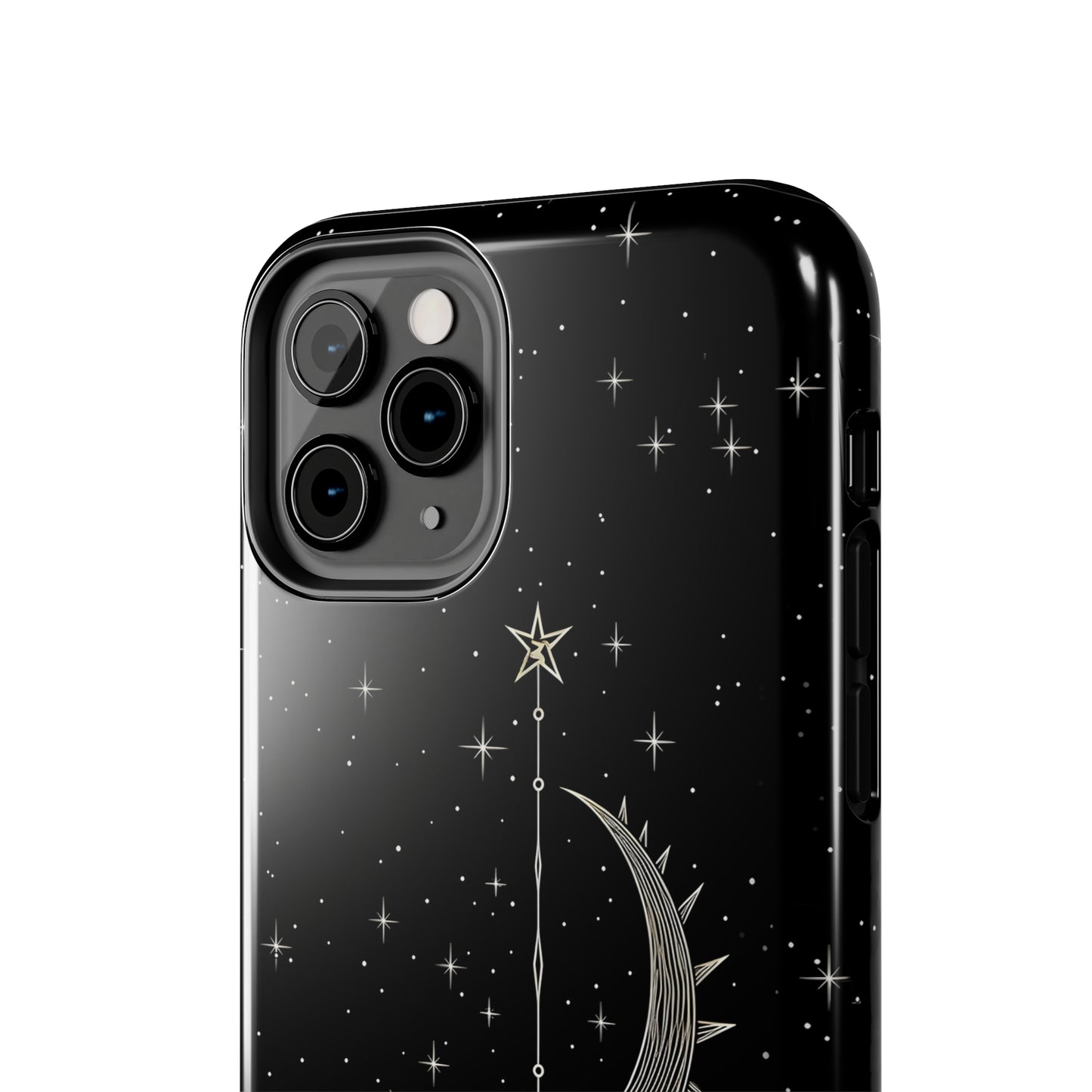 Gothic Crescent Moon - Protective iPhone Cases