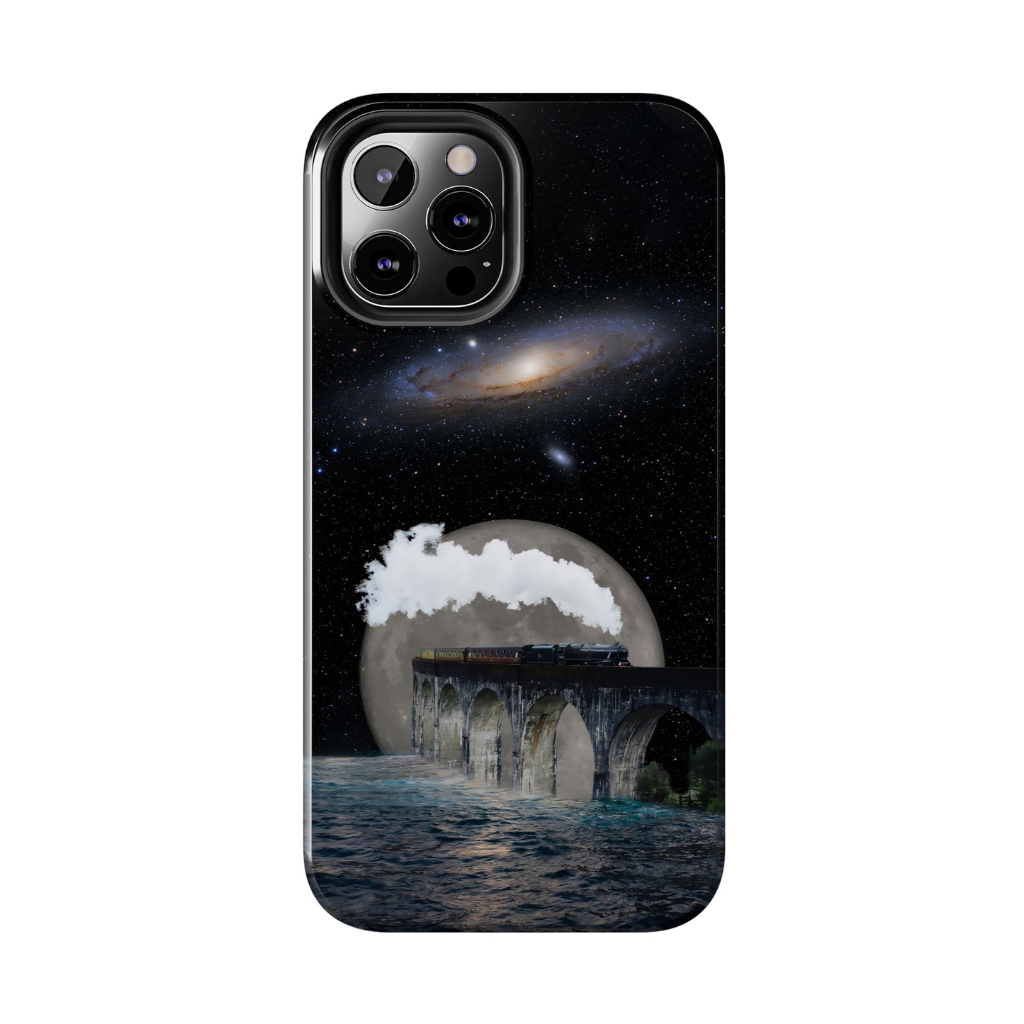 Protective iPhone Cases - Space Collage Art by Tegusuk