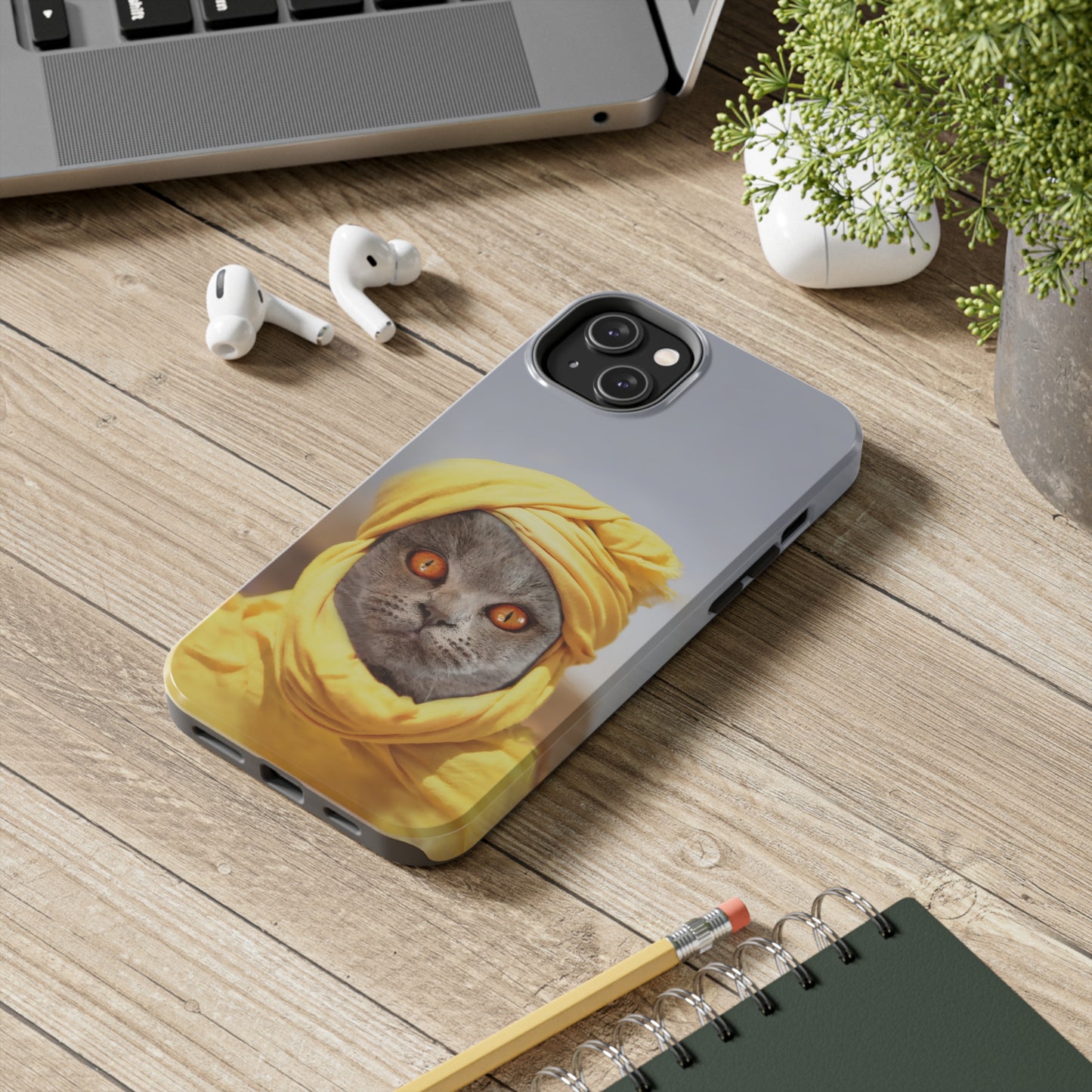 Protective iPhone Cases - Cat Man by Tegusuk