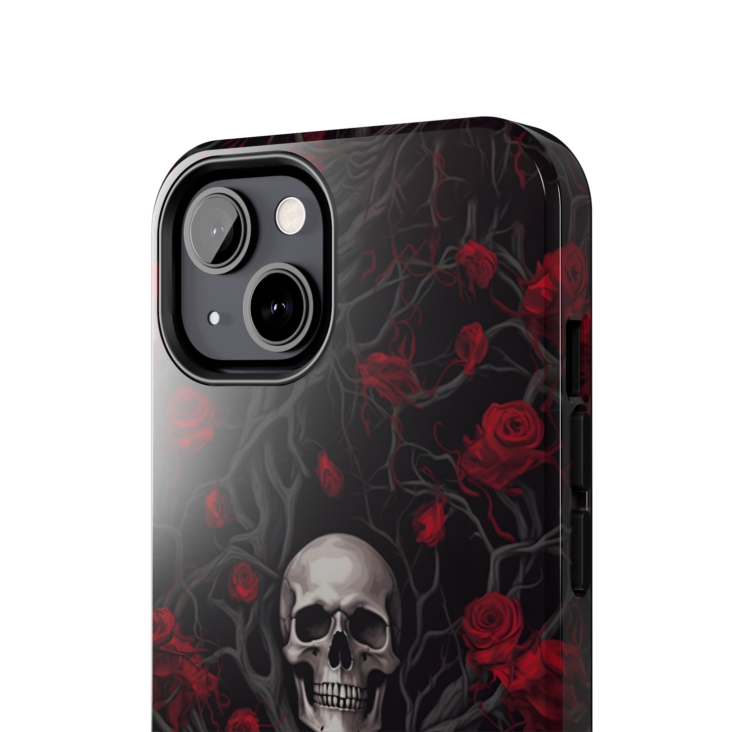 Skull and Roses - Tough iPhone Cases