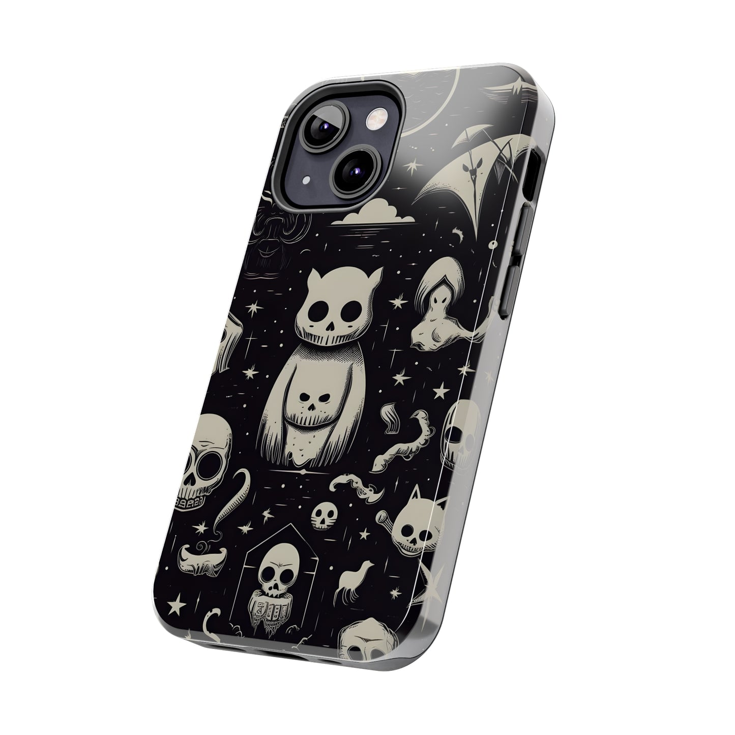 Spooky Skull Patterns - Protective iPhone Cases