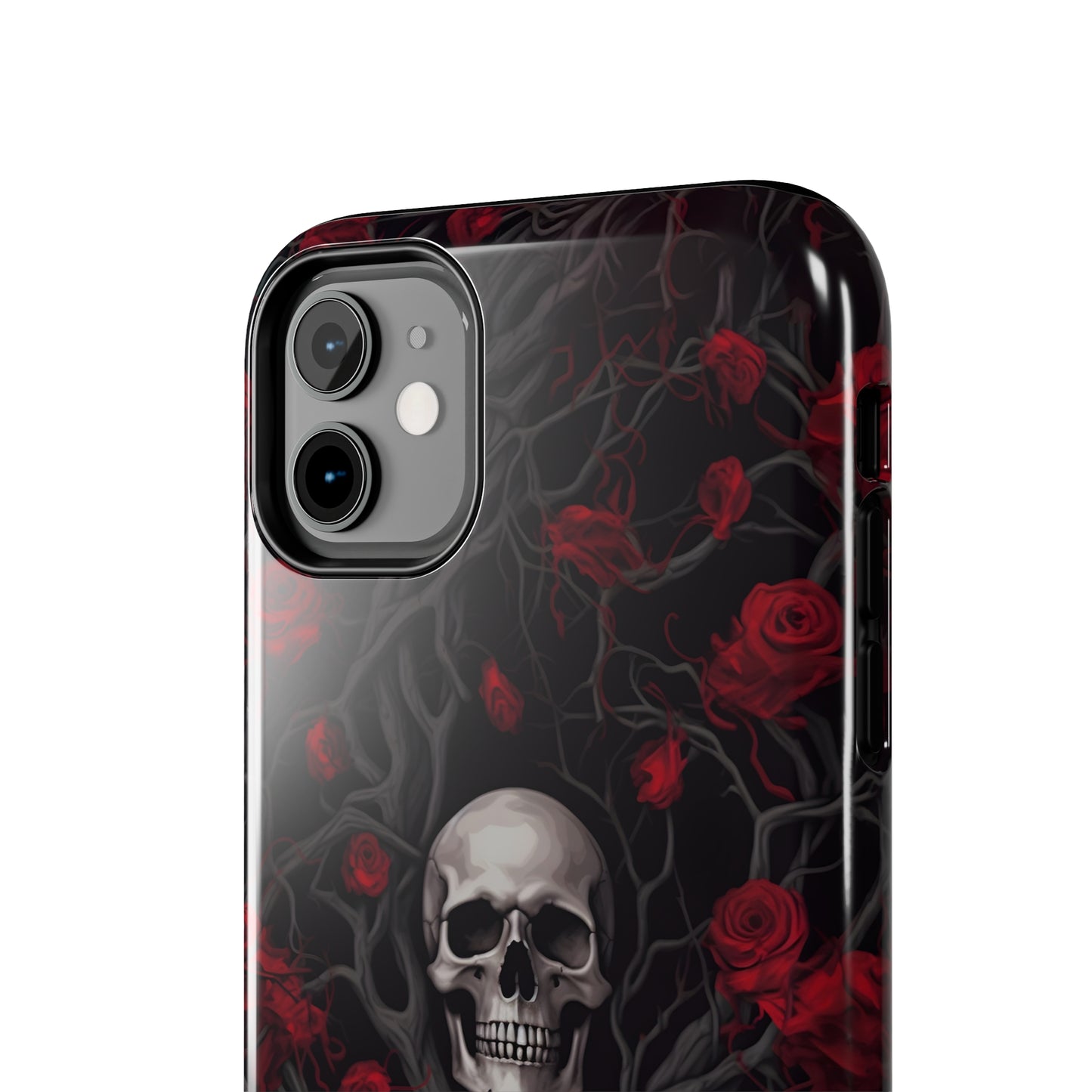 Skull and Roses - Tough iPhone Cases