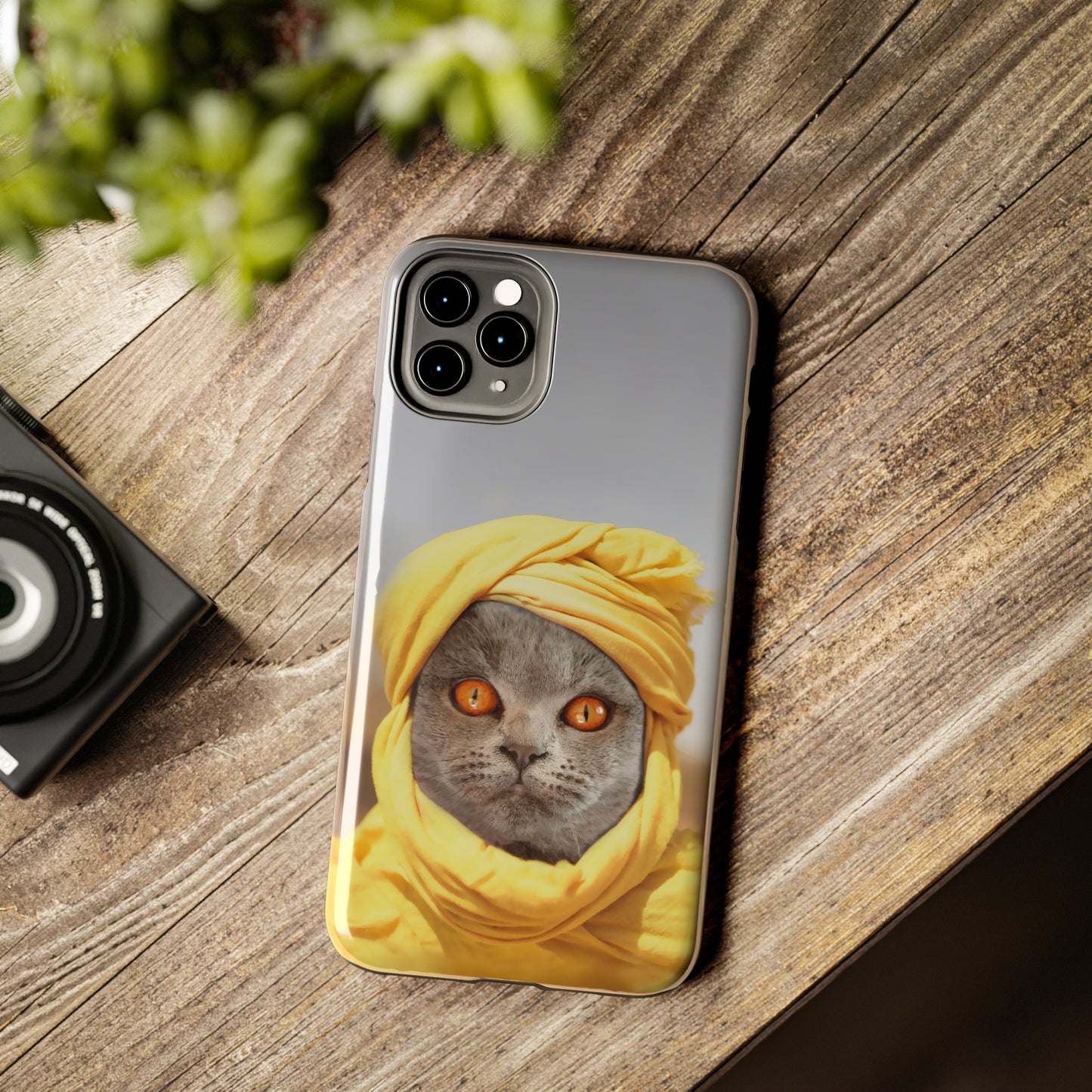 Protective iPhone Cases - Cat Man by Tegusuk