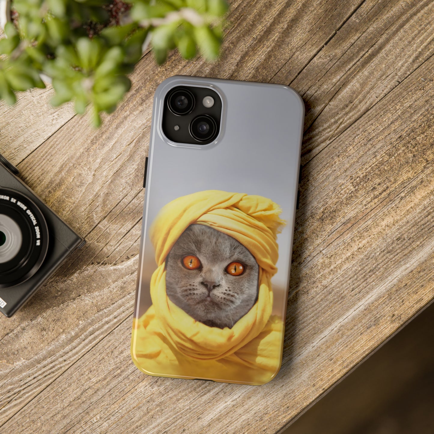Protective iPhone Cases - Cat Man by Tegusuk