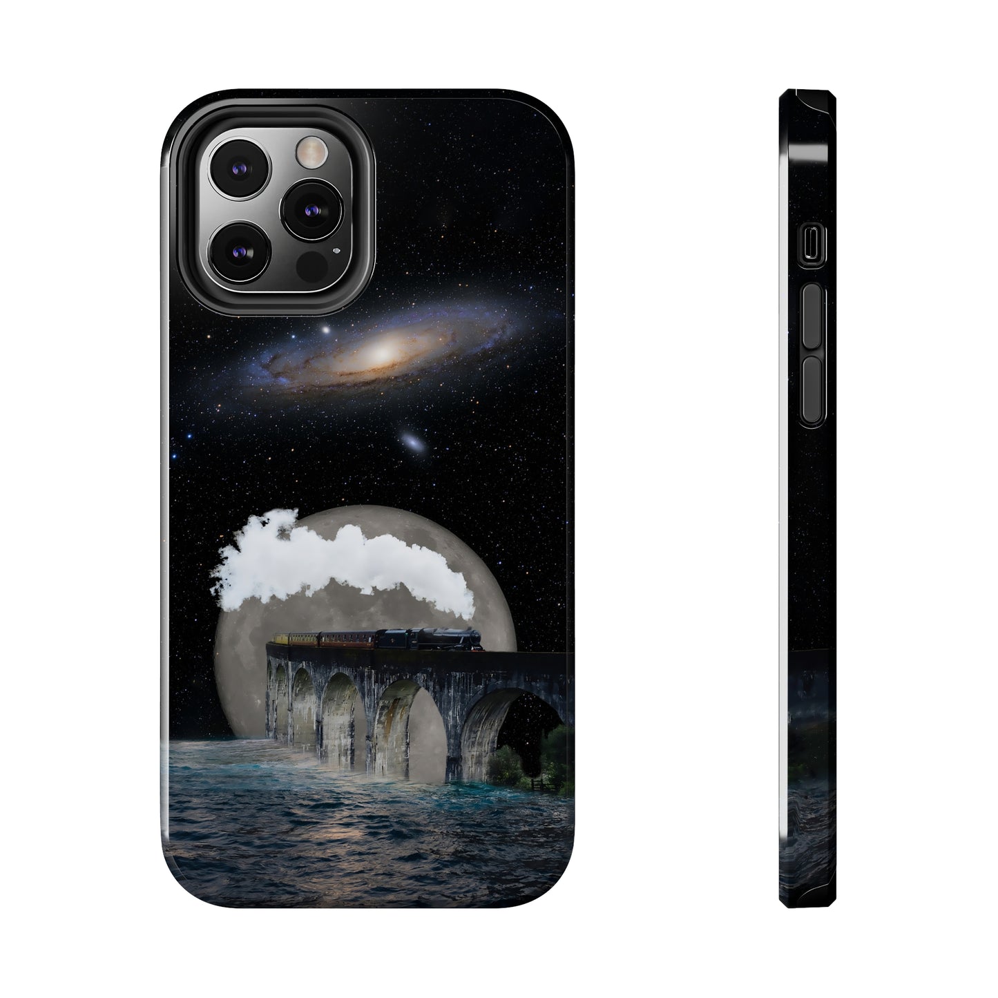 Protective iPhone Cases - Space Collage Art by Tegusuk