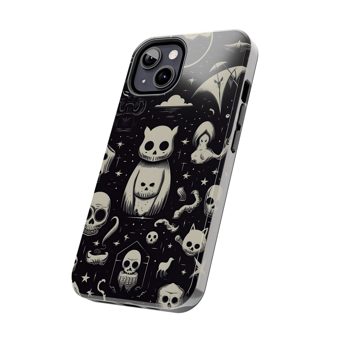 Spooky Skull Patterns - Protective iPhone Cases