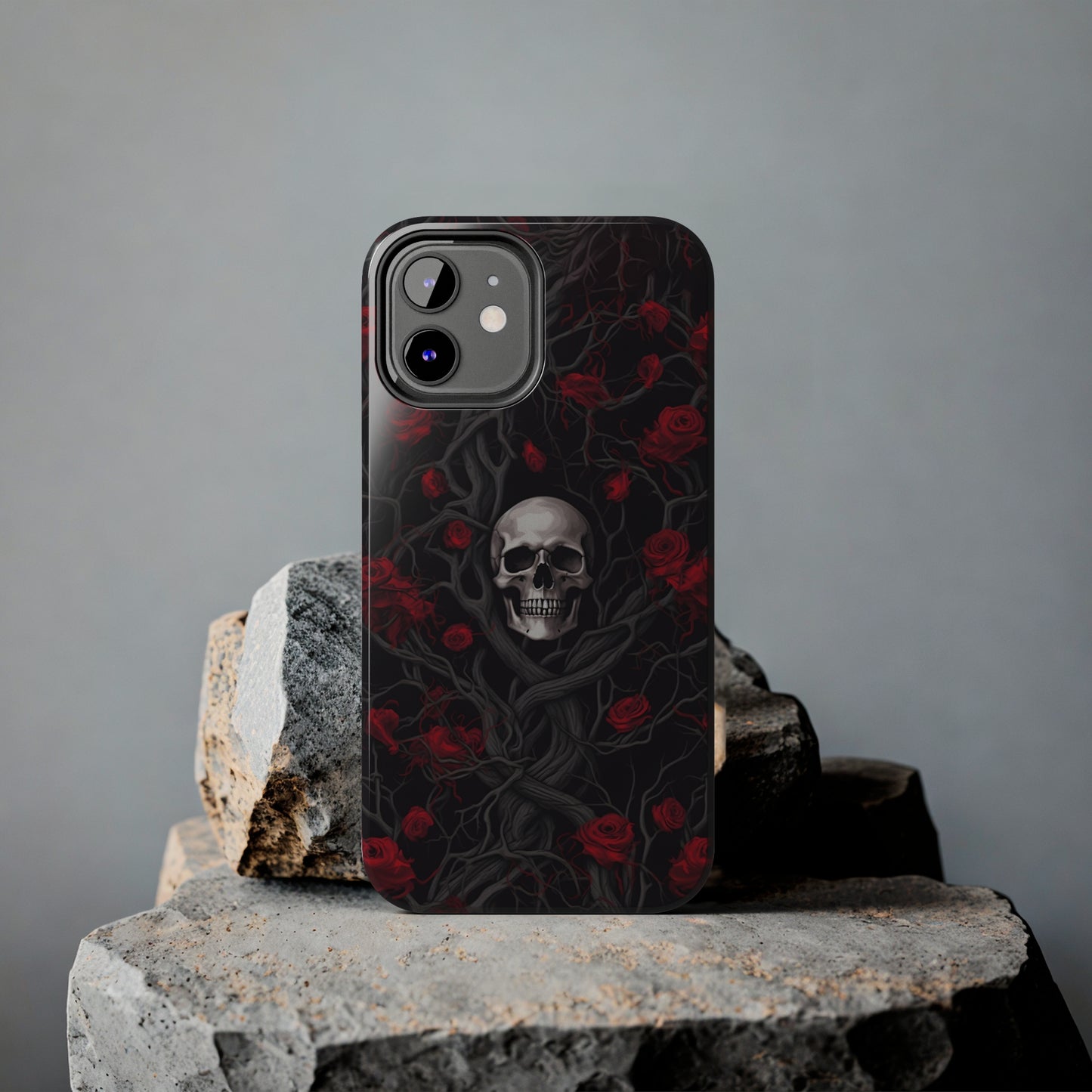 Skull and Roses - Tough iPhone Cases