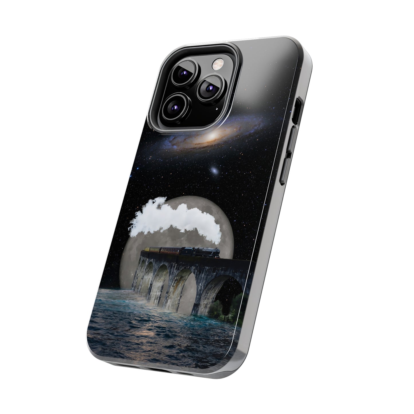 Protective iPhone Cases - Space Collage Art by Tegusuk