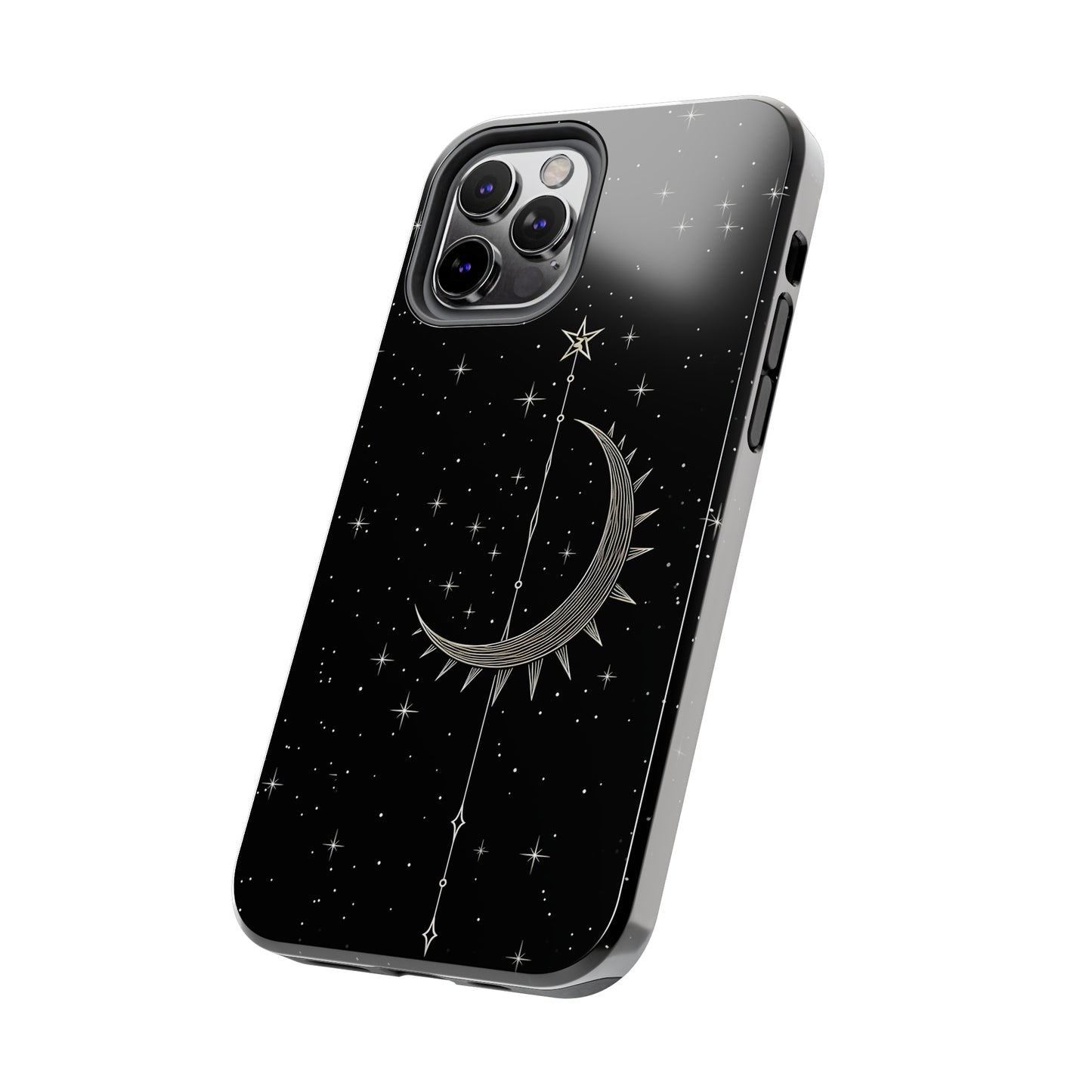 Gothic Crescent Moon - Protective iPhone Cases