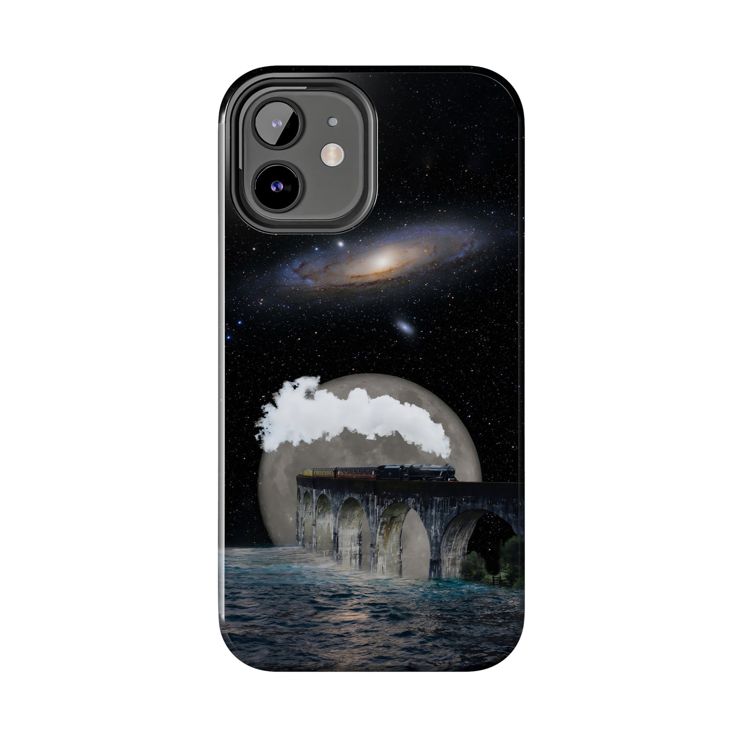 Protective iPhone Cases - Space Collage Art by Tegusuk