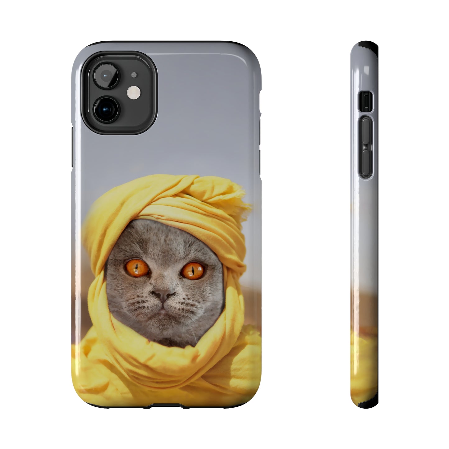 Protective iPhone Cases - Cat Man by Tegusuk