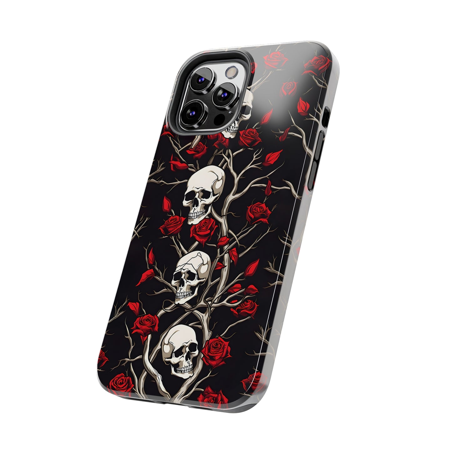 Skull and Rose - Tough iPhone Cases