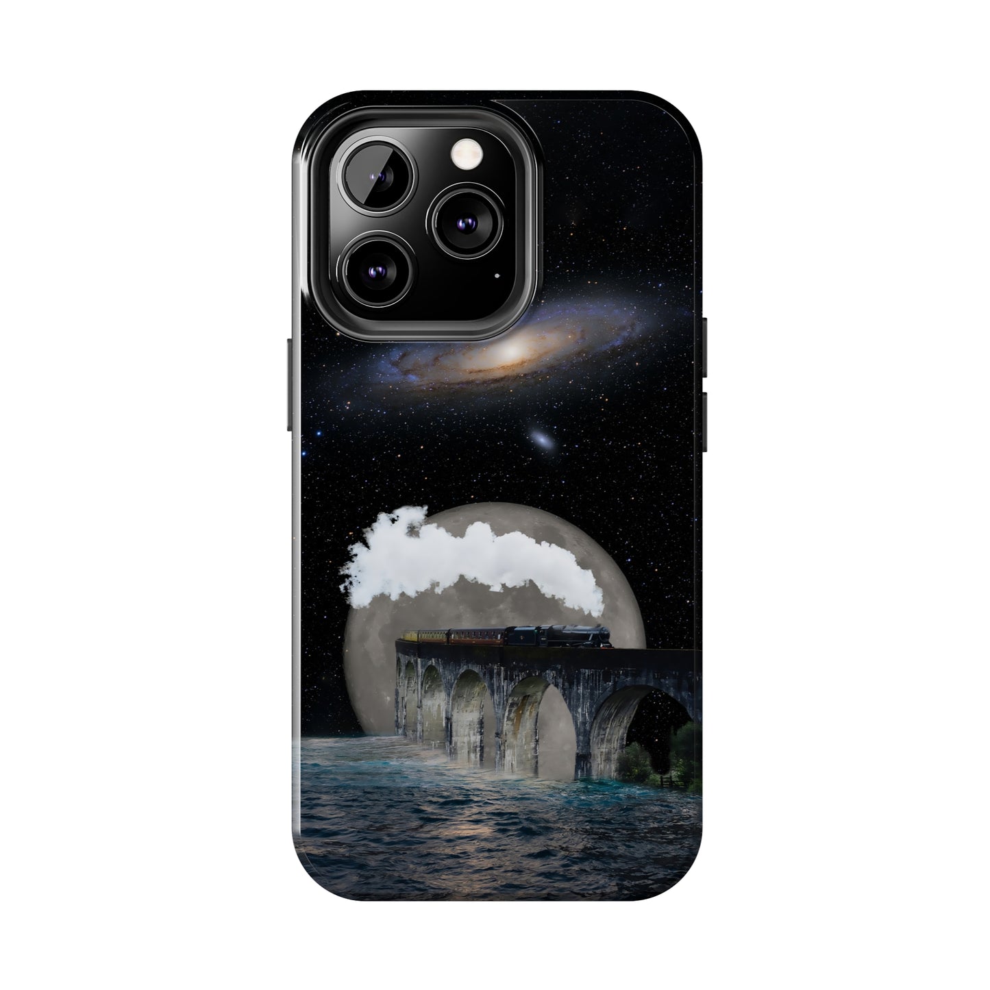 Protective iPhone Cases - Space Collage Art by Tegusuk