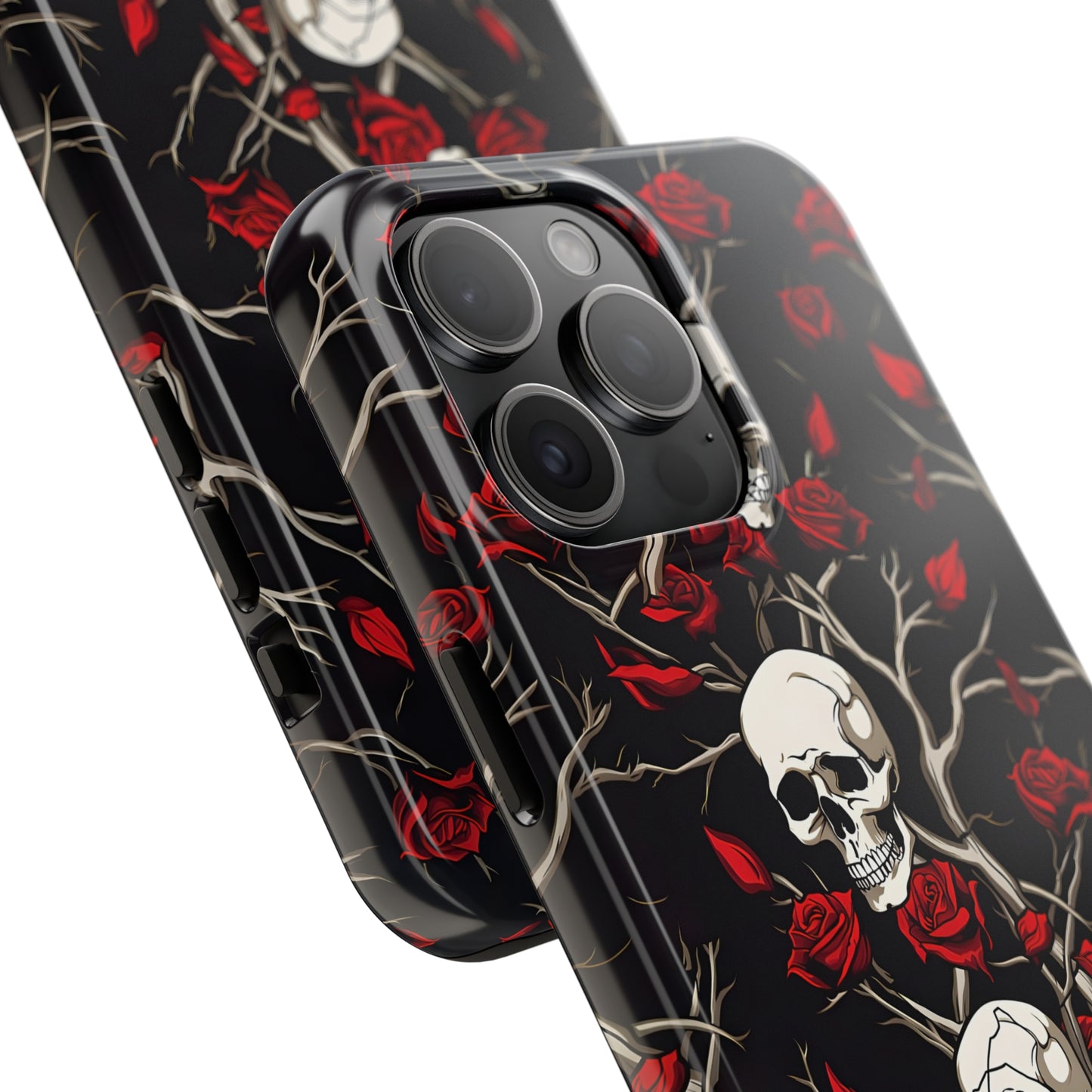 Skull and Rose - Tough iPhone Cases