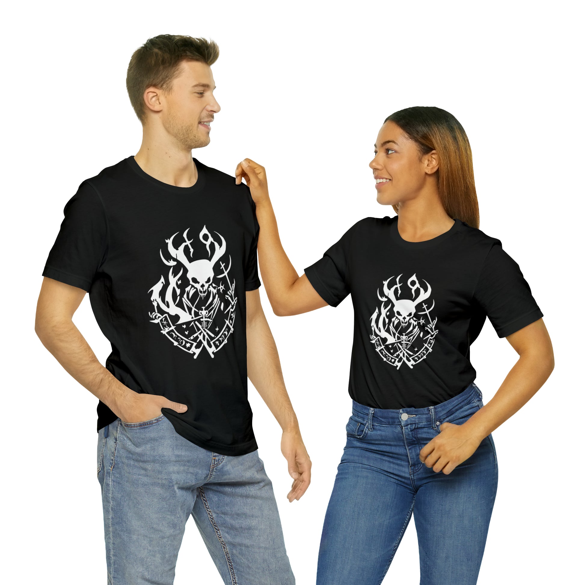 Goat Skull - Cotton Unisex T-Shirt - Tegusuk Store