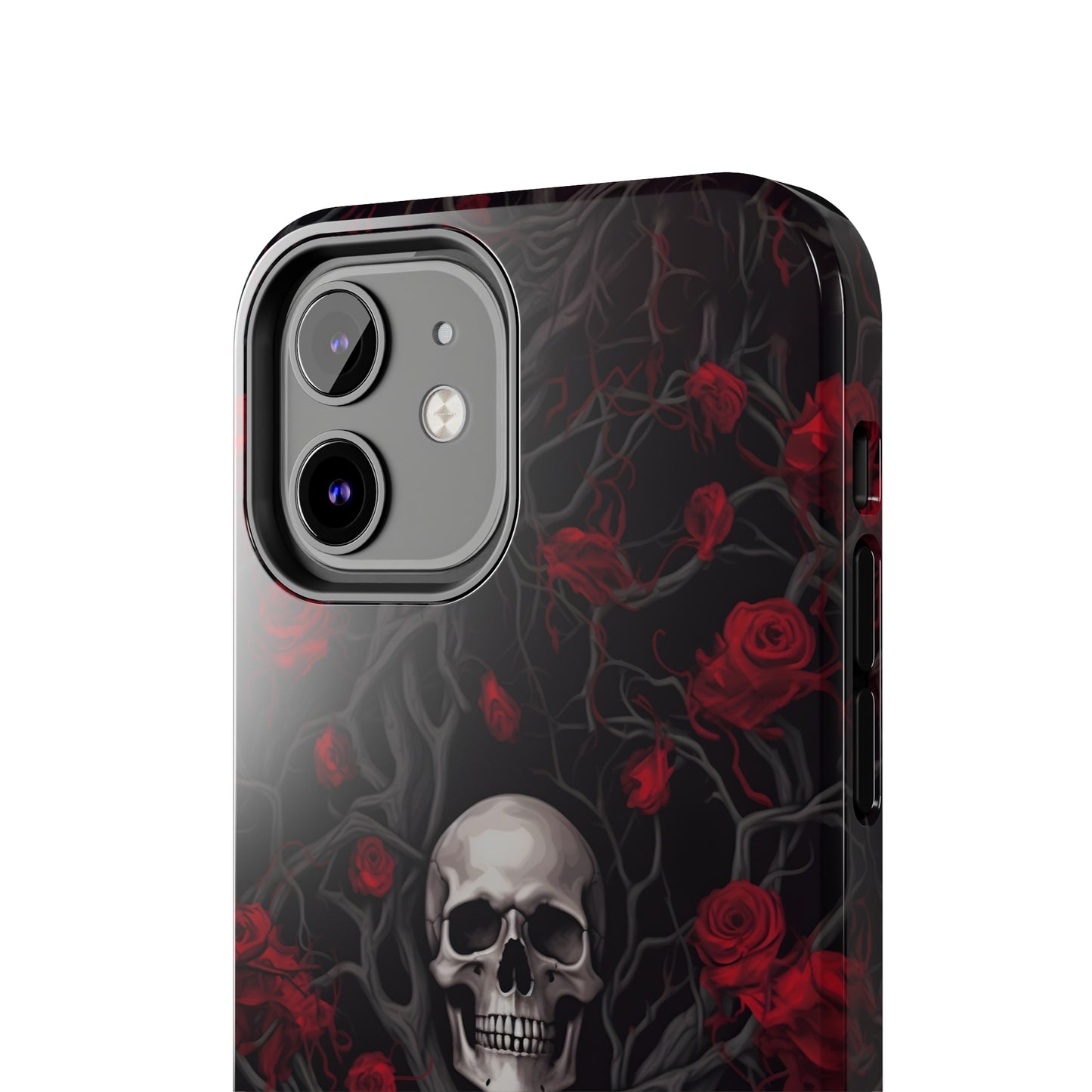 Skull and Roses - Tough iPhone Cases