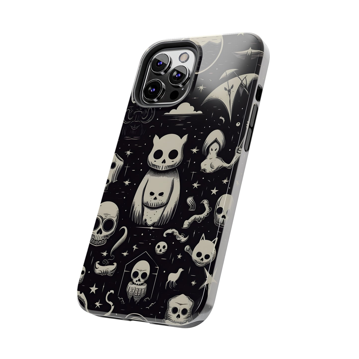 Spooky Skull Patterns - Protective iPhone Cases