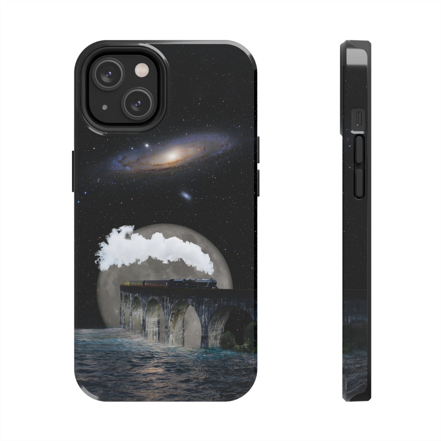 Protective iPhone Cases - Space Collage Art by Tegusuk
