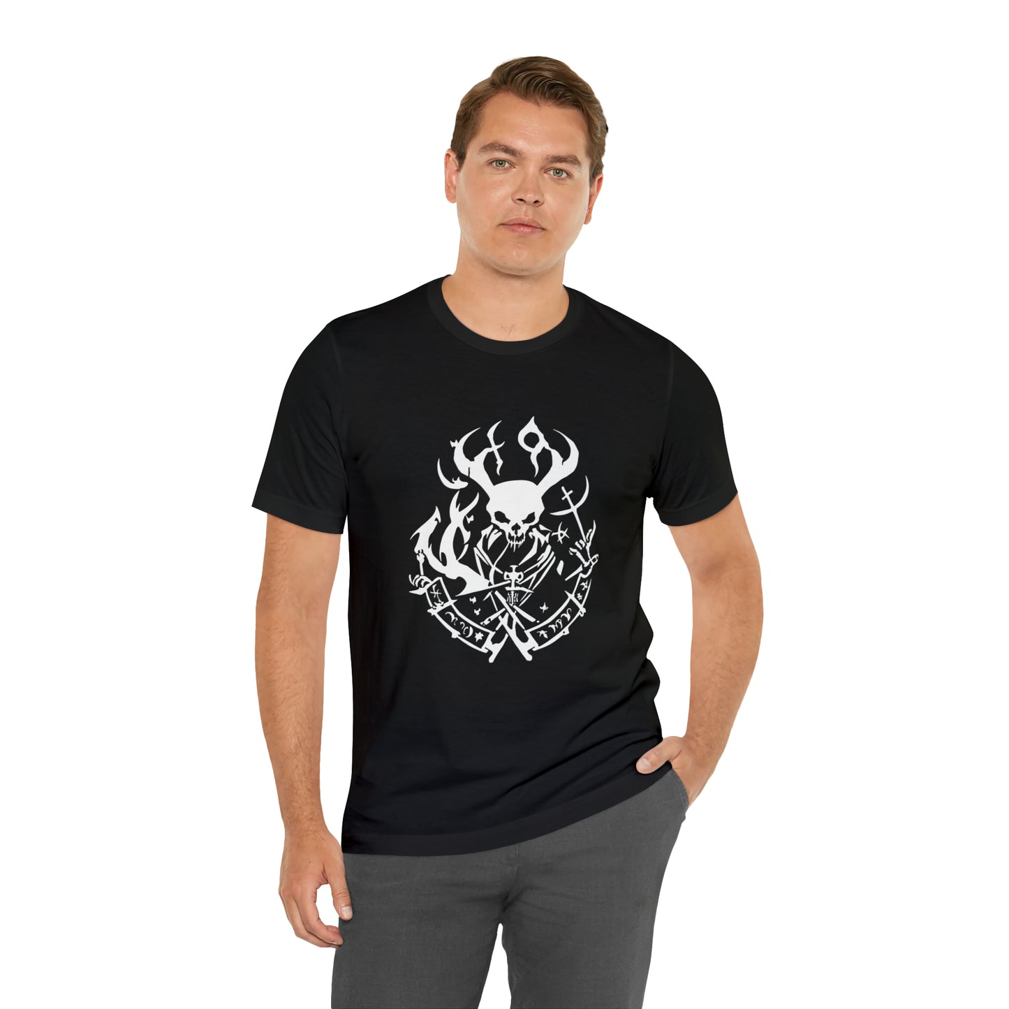 Goat Skull - Cotton Unisex T-Shirt - Tegusuk Store