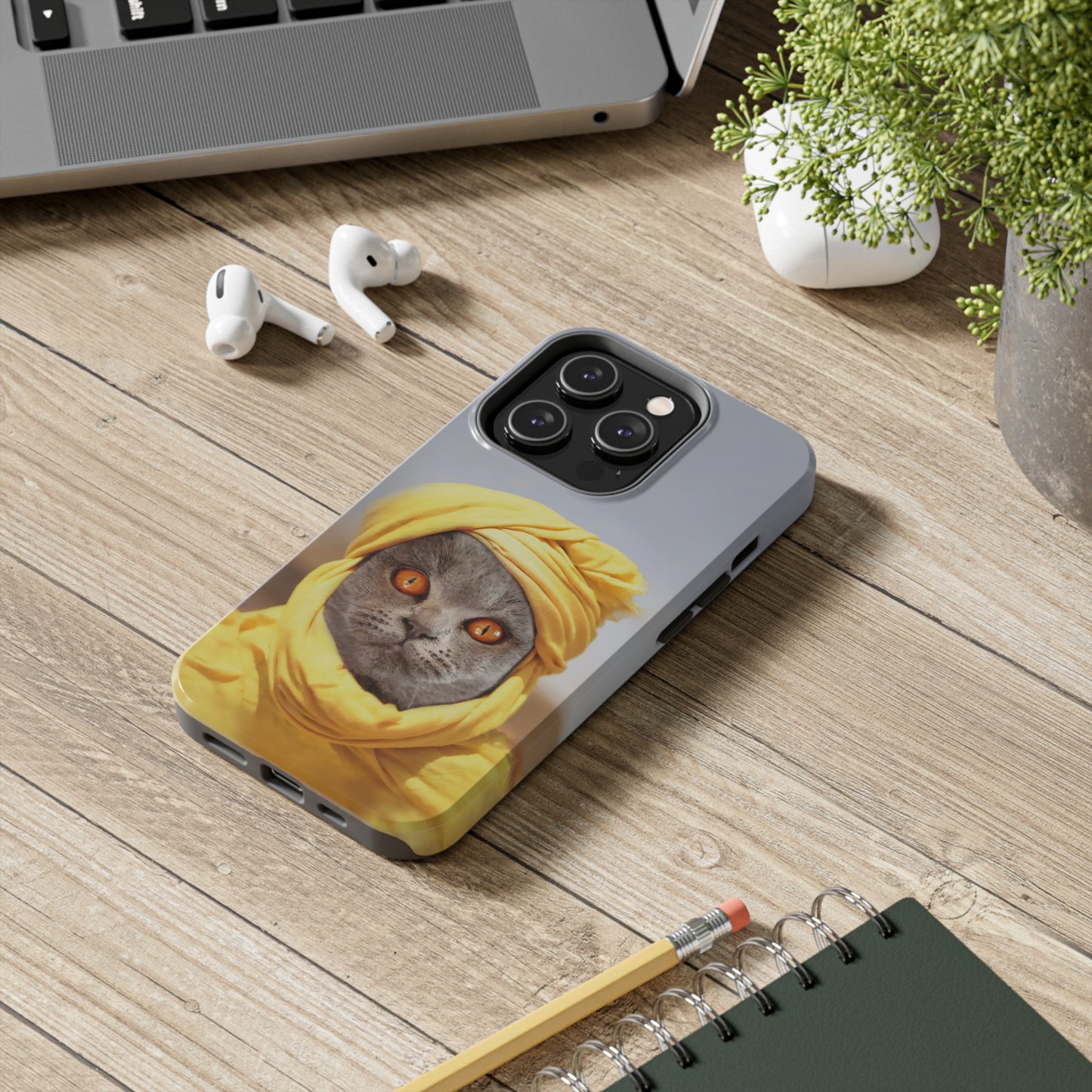 Protective iPhone Cases - Cat Man by Tegusuk