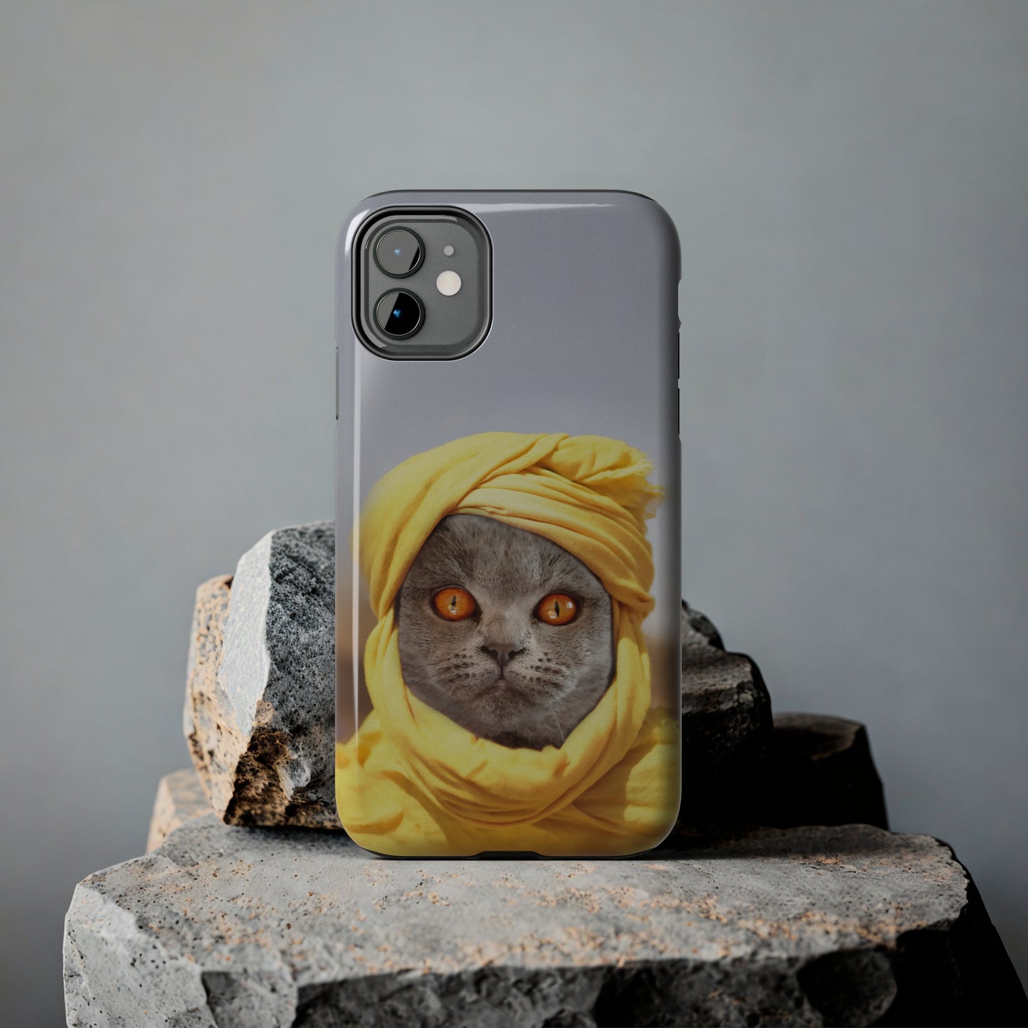 Protective iPhone Cases - Cat Man by Tegusuk