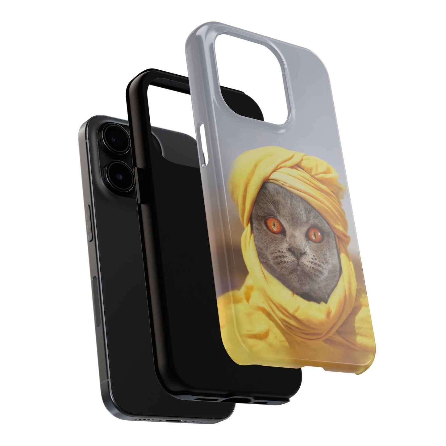 Protective iPhone Cases - Cat Man by Tegusuk