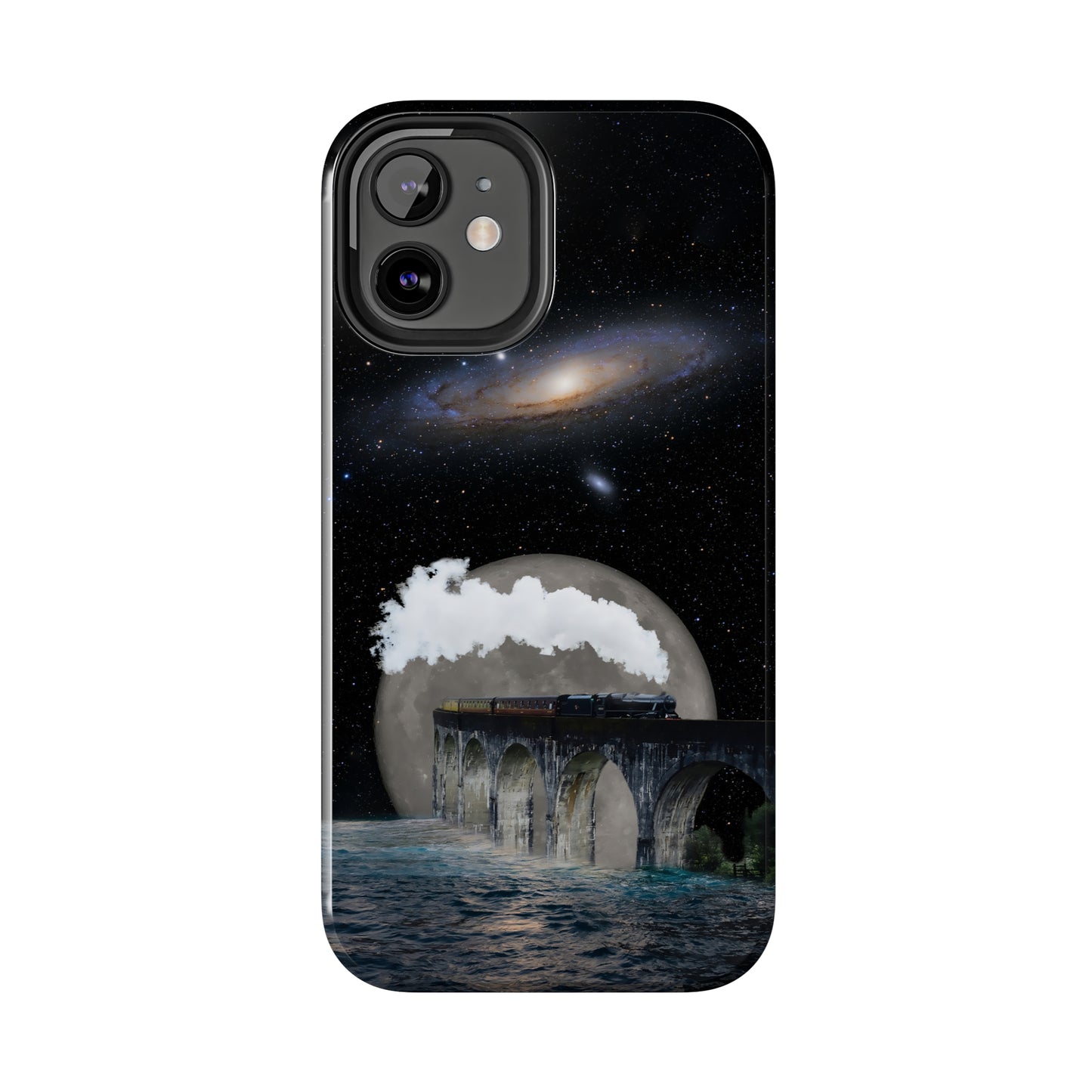 Protective iPhone Cases - Space Collage Art by Tegusuk