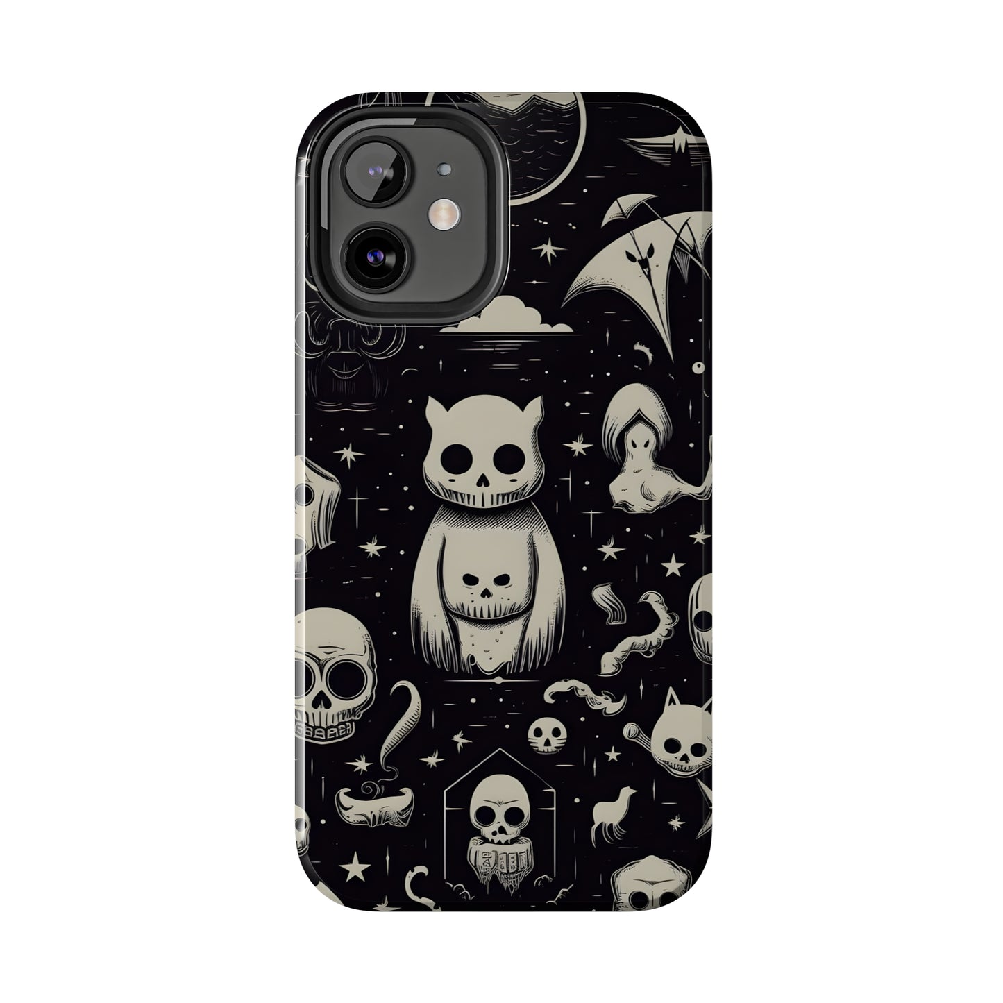 Spooky Skull Patterns - Protective iPhone Cases