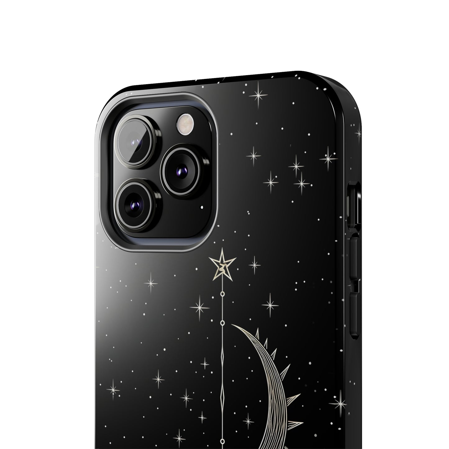 Gothic Crescent Moon - Protective iPhone Cases