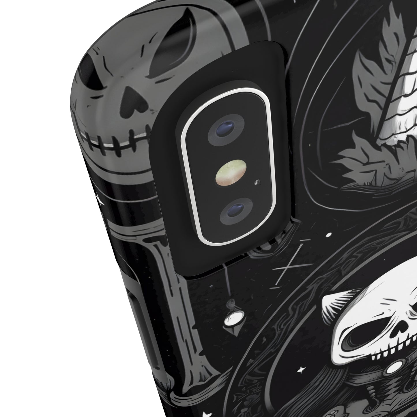 Spooky Patternal Skulls - Protective iPhone Cases