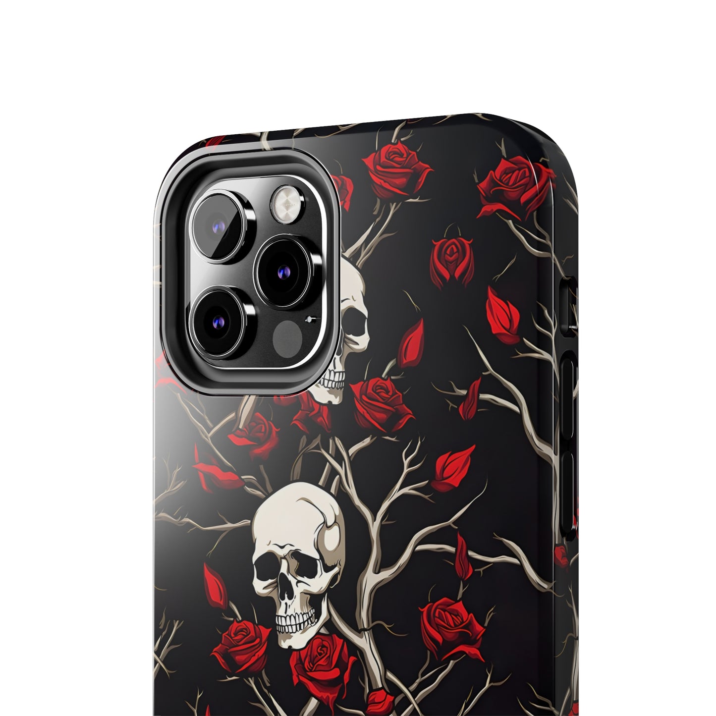 Skull and Rose - Tough iPhone Cases