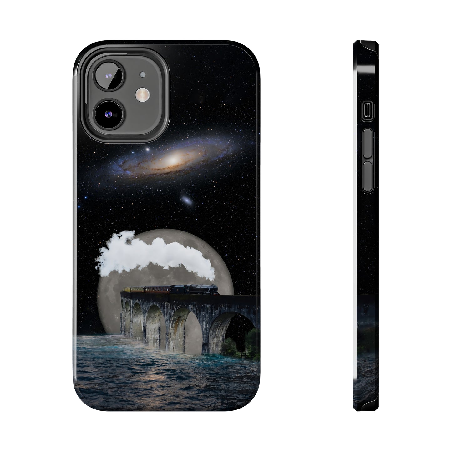 Protective iPhone Cases - Space Collage Art by Tegusuk