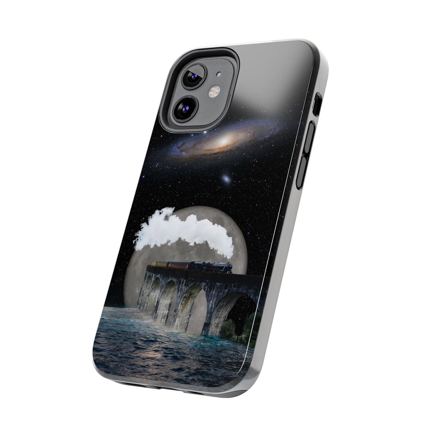 Protective iPhone Cases - Space Collage Art by Tegusuk