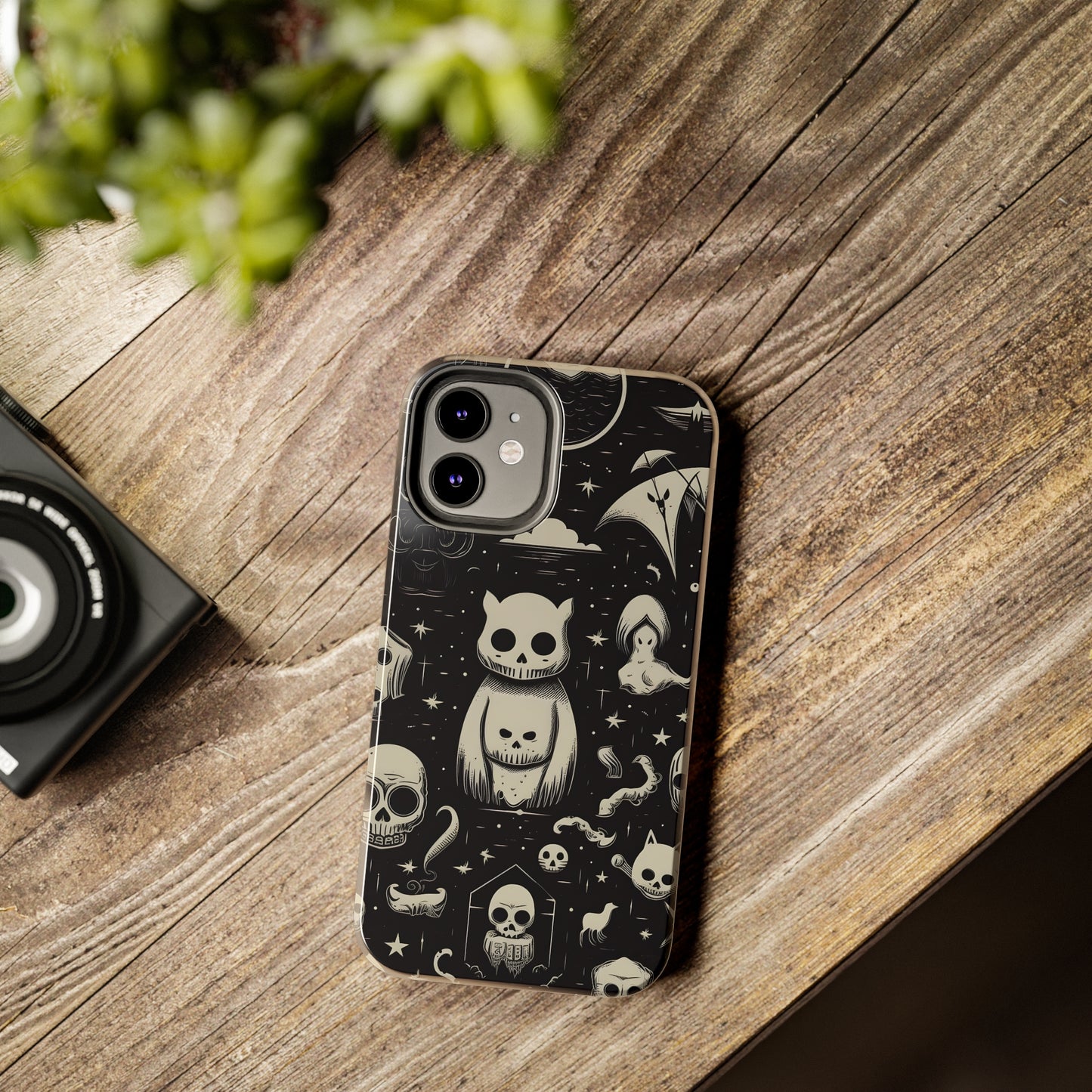 Spooky Skull Patterns - Protective iPhone Cases