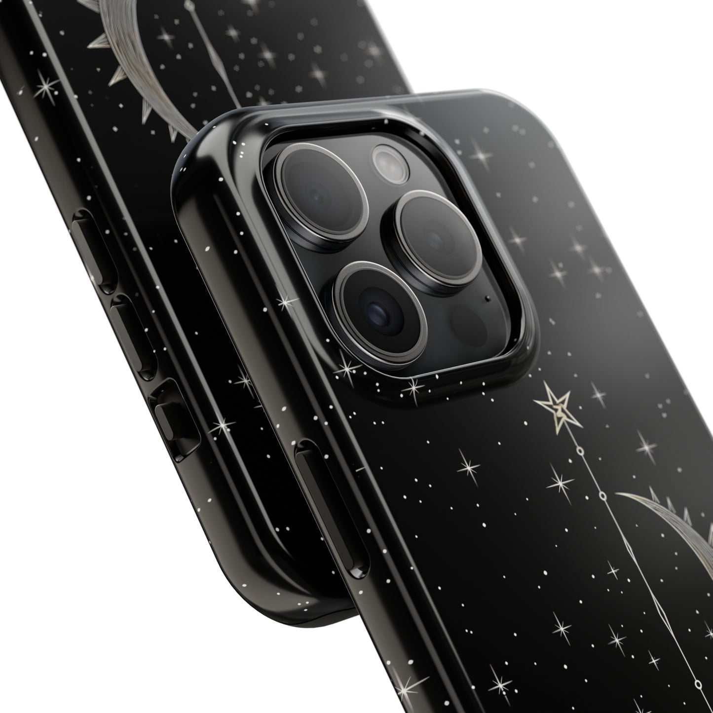 Gothic Crescent Moon - Protective iPhone Cases