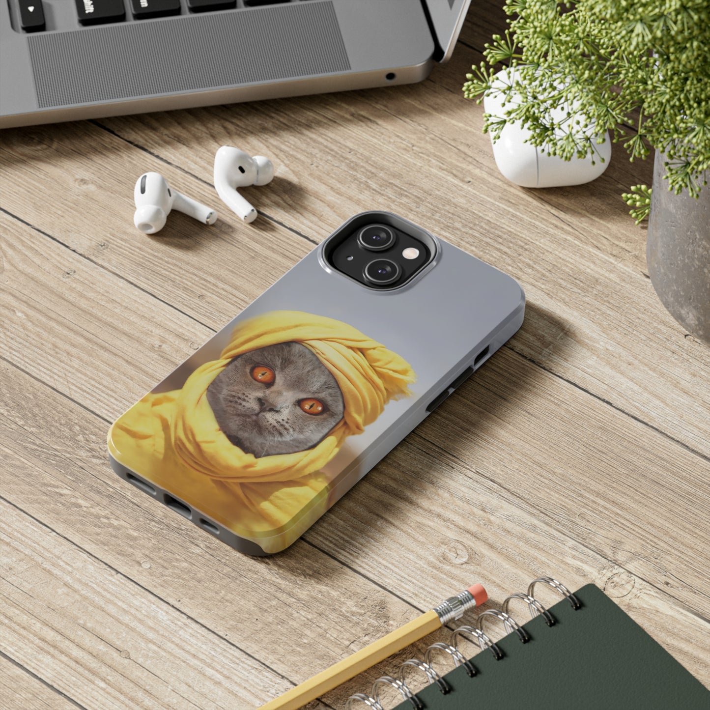 Protective iPhone Cases - Cat Man by Tegusuk