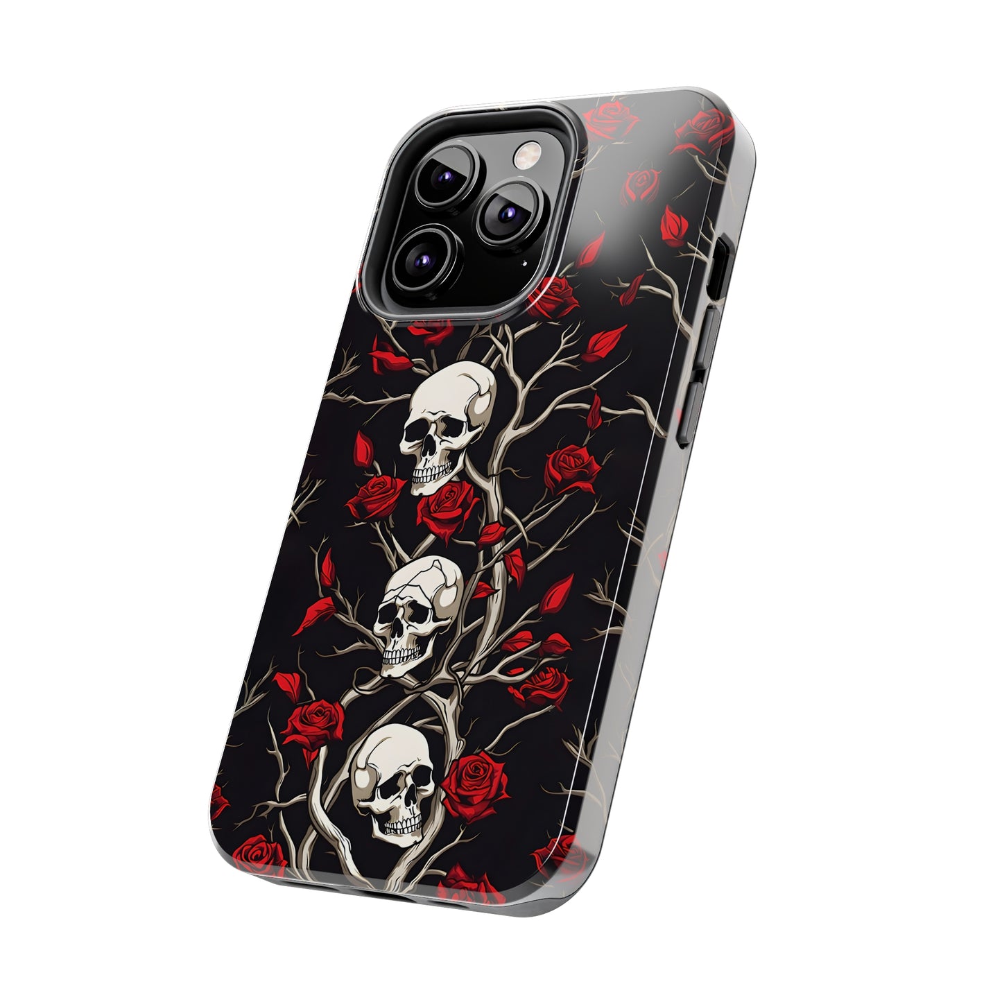 Skull and Rose - Tough iPhone Cases